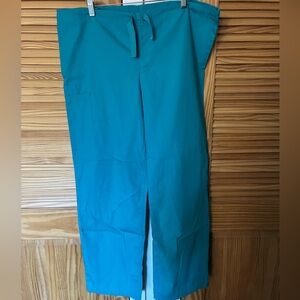 Cherokee Men's Teal Drawstring Utility scrub Pants size medium